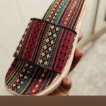دمپائی زنانه زیره ایربولینگ مدل گلنار گلرخ هاوایی جاجیم ترنج۳۷الی۴۰ الوان۲۴جفتی